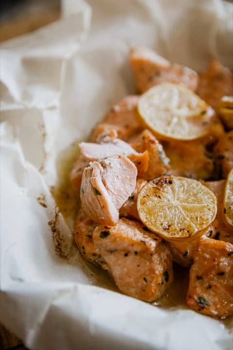 Air Fryer Salmon Bites