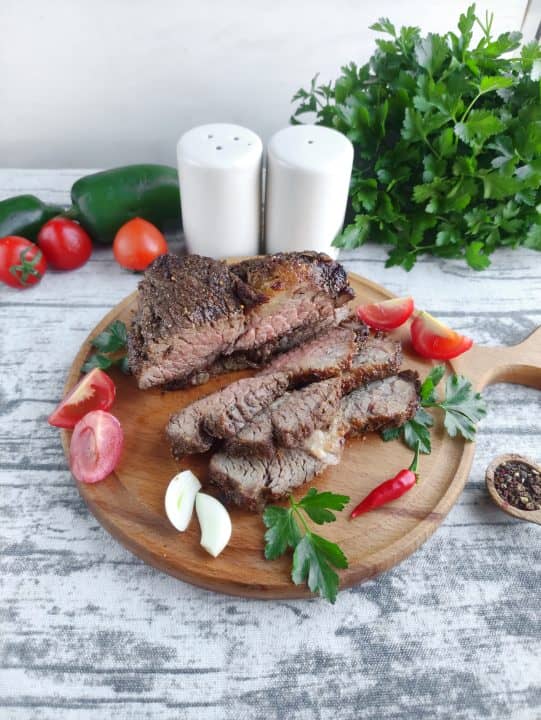 Perfectly Tender And Juicy Air Fryer Ribeye Steak